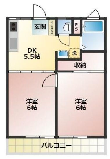 伊藤ハイツの間取り