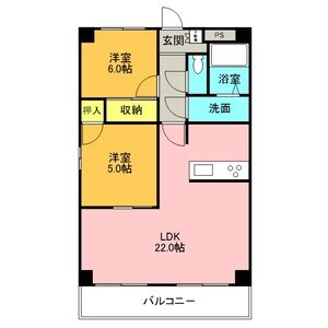 プロミネント四日市の間取り