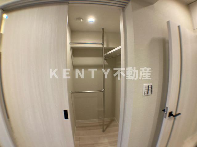 収納　たっぷりとした収納スペースです