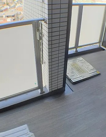 バルコニー　お洗濯にも便利なバルコニー付き