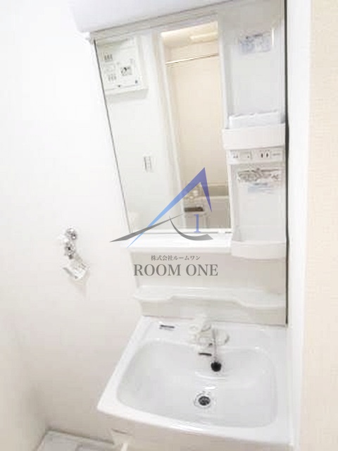 洗面設備　洗面台です。