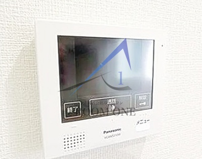 セキュリティ　モニター付きインターホンです。