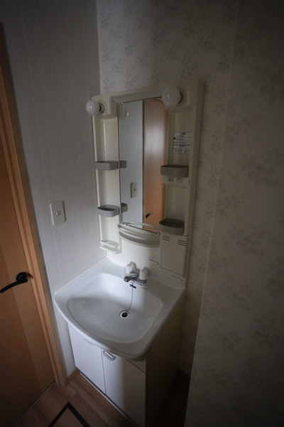 洗面設備　同じ建物の１階の部屋