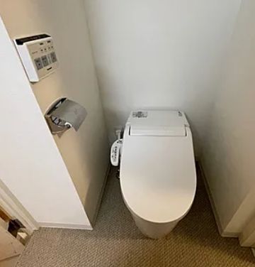 トイレ　ゆったりとした空間のトイレです