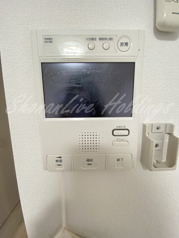 セキュリティ　モニター付きインターホンでセキュリティ安心♪
