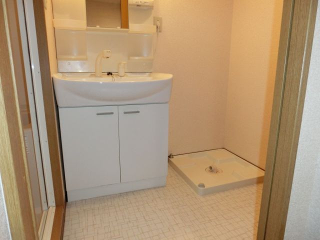 その他設備　洗面・脱衣所の眺めです。
