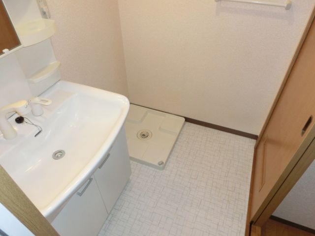 洗面設備　洗面・脱衣所の眺めです。