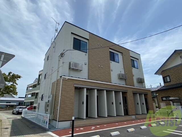 建物外観　名取市植松「プリヴェール・スカイ」