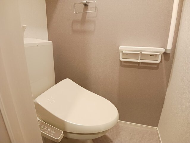 トイレ　ゆったりとした空間のトイレです