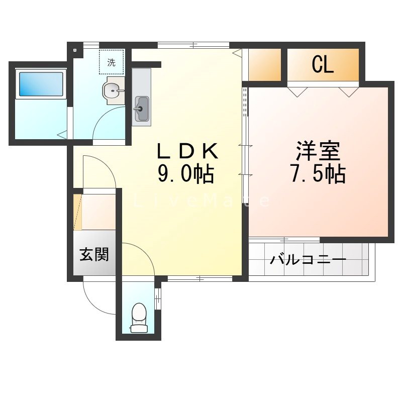 平井マンションの間取り写真
