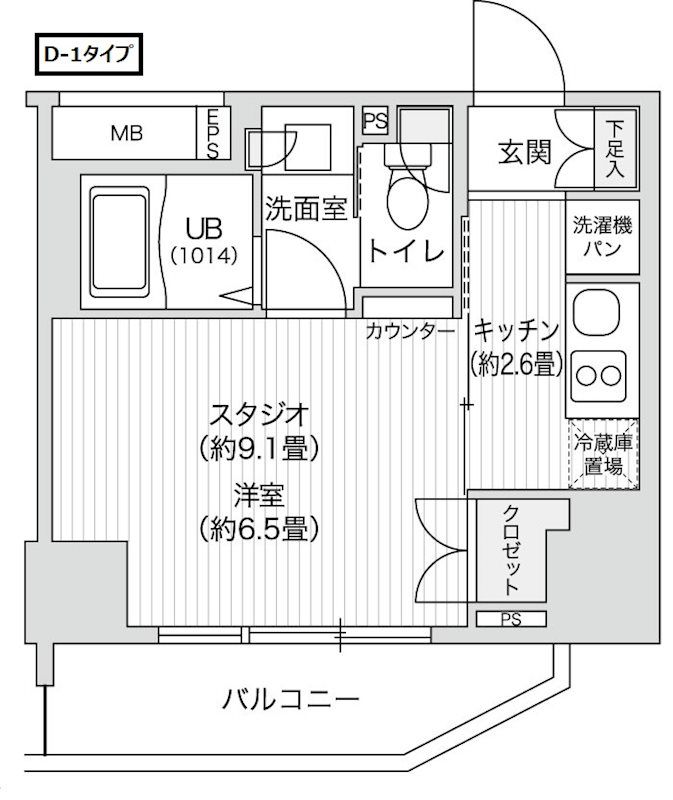 レジディア笹塚IIの間取り写真
