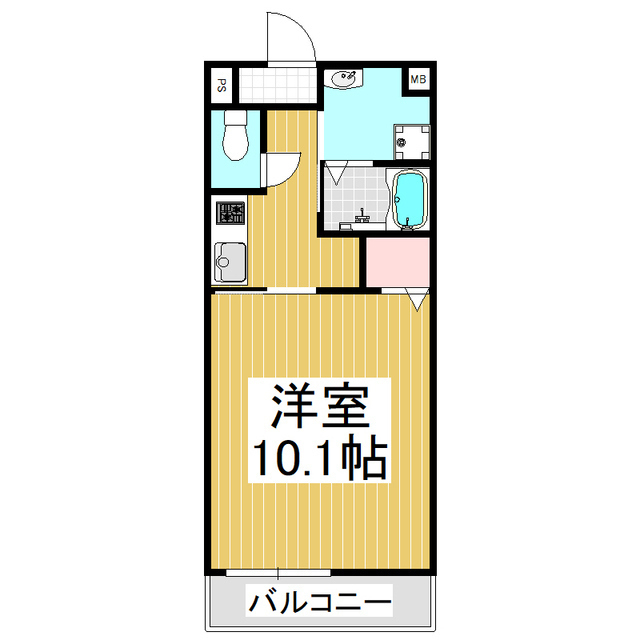 パルタージュD棟の間取り写真