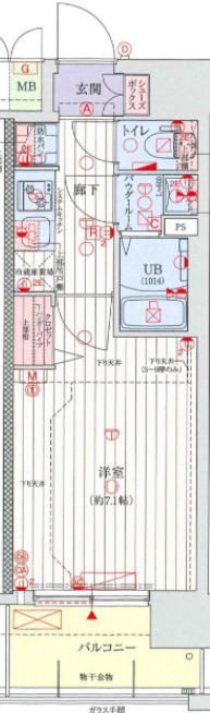 クリスタルグランツOSAKA WEST GATEの間取り写真
