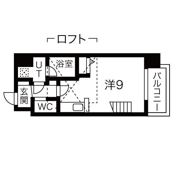 西鉄天神大牟田線 西鉄平尾駅 徒歩10分 8階建 築16年の間取り写真
