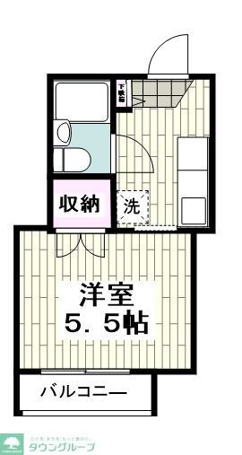内田マンションの間取り写真