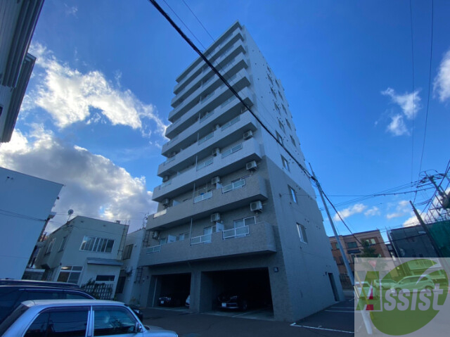 建物外観　札幌市中央区南９条西「エステラ旭ヶ丘」