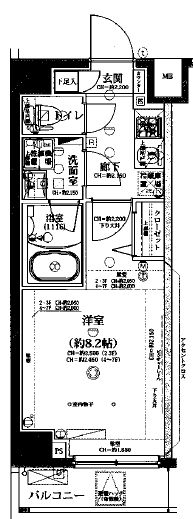 ディアレイシャス押上SKYTOWNの間取り写真