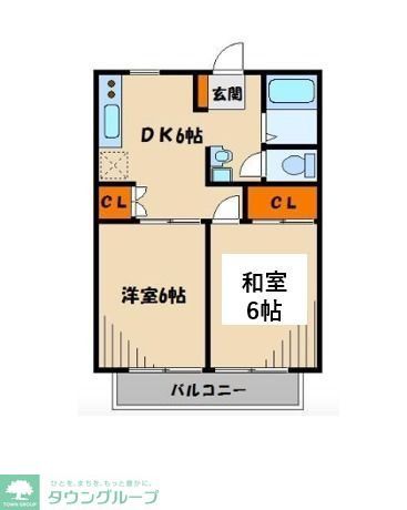 ベルレージュ千間台の間取り写真