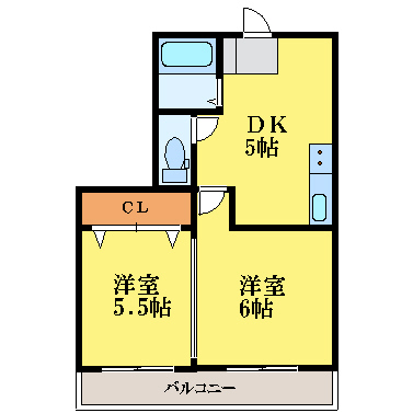 ファミールアキツの間取り