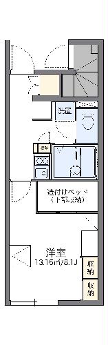 レオパレスディアコートの間取り