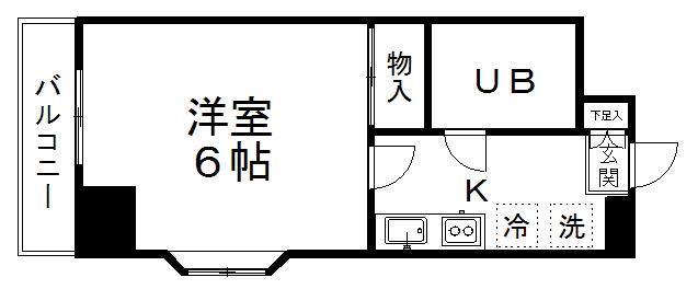 ダイアパレスプレステージ上杉の間取り