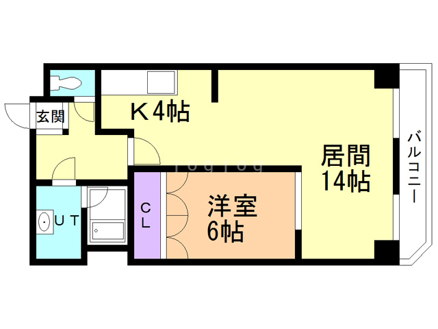 ロイヤルシティ弐番館青柳の間取り