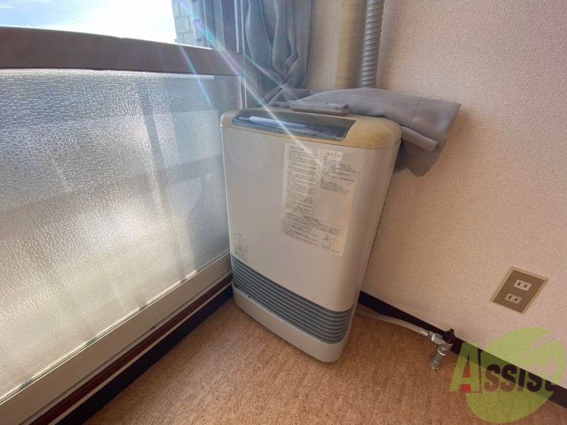 その他設備　ガス暖房がついており、寒い日も安心です！