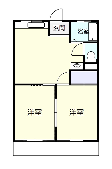 【元川ビルの間取り】