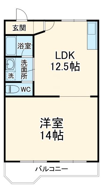 名古屋市千種区今池南のマンションの間取り