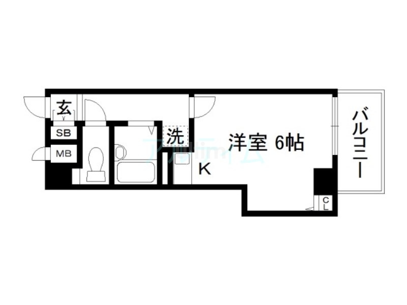 プレサンス京都清水の間取り