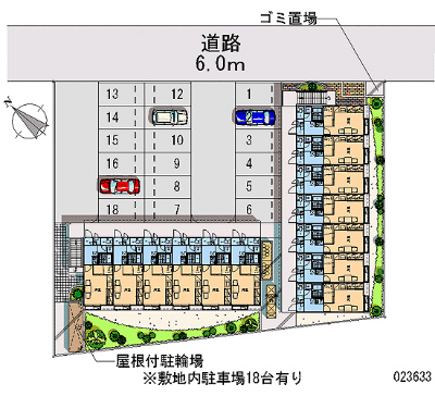 駐車場　敷地配置図