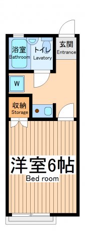 東京都調布市布田５（アパート）の賃貸物件の間取り