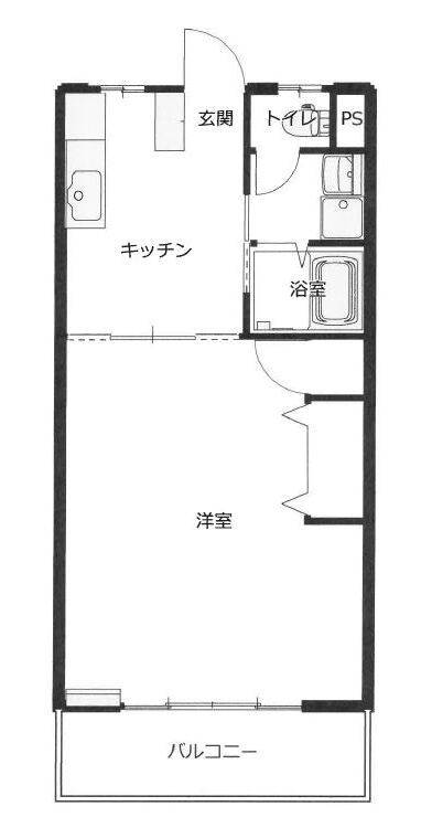 第1松本コーポの間取り