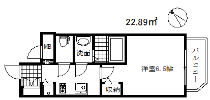 ファーストフィオーレ神戸駅前の間取り