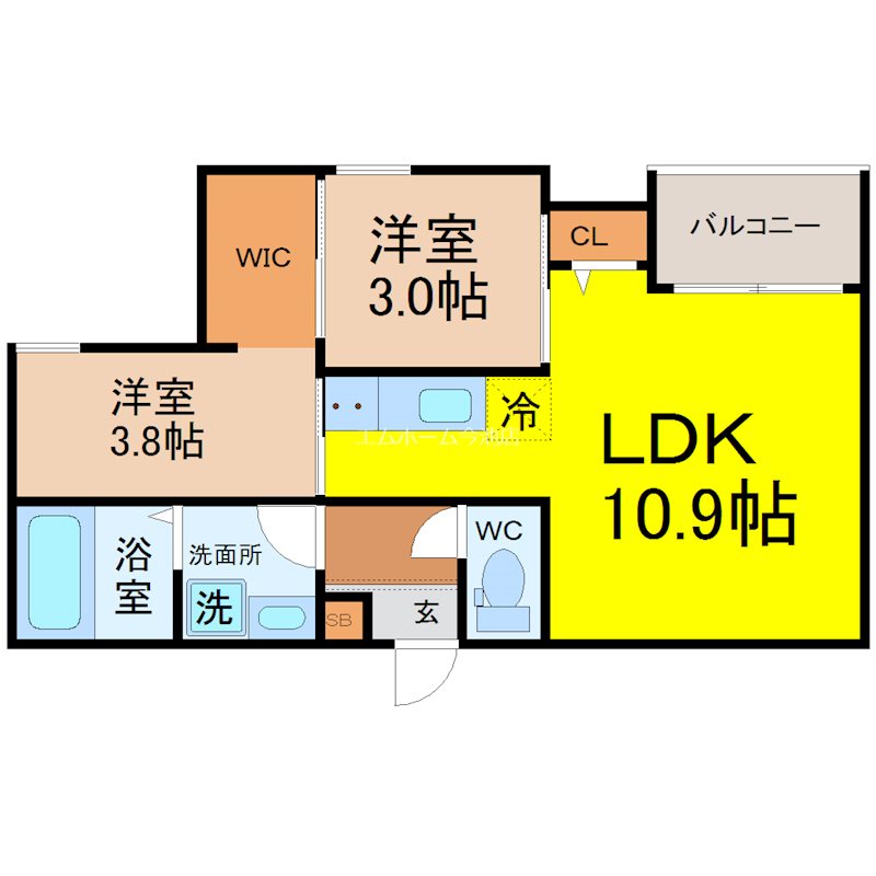 REGALEST 瑞穂区役所の間取り