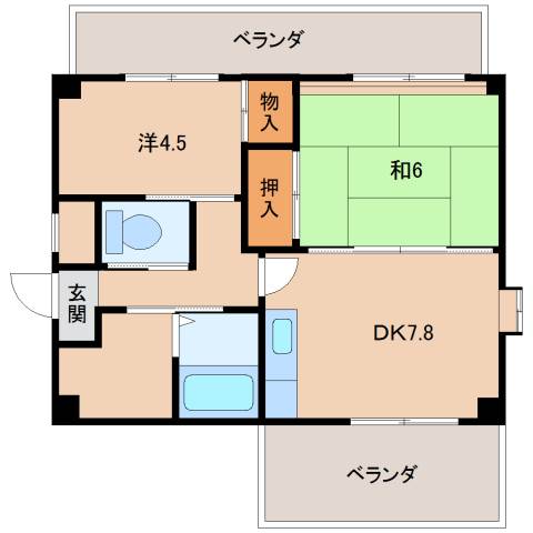 アルコバレーノの間取り