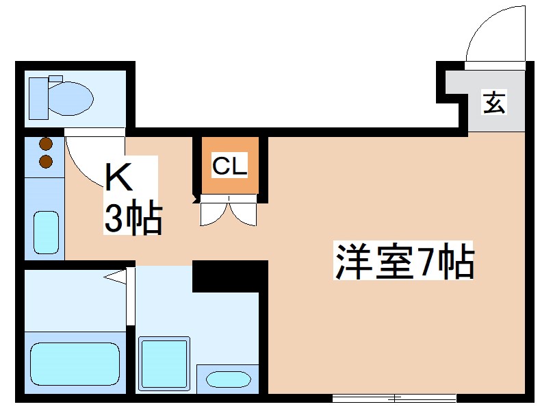 加古郡播磨町宮北のアパートの間取り