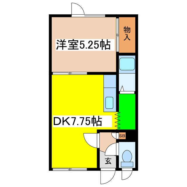 グリーンハウス（光陽）の間取り