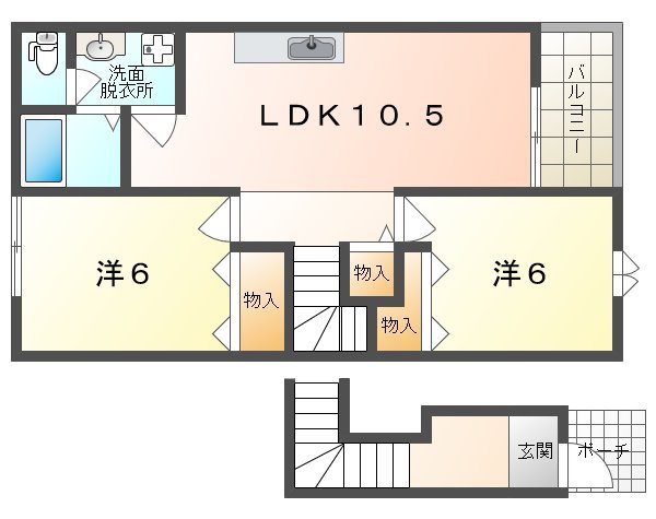 パルテール池田Iの間取り