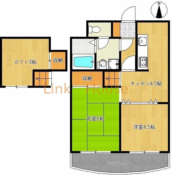 【江戸川区南葛西のマンションの間取り】