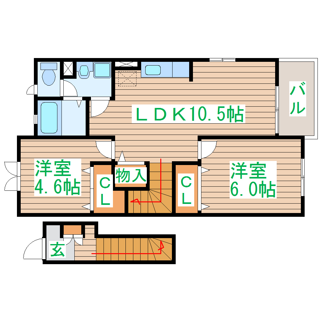 Logement S IIの間取り