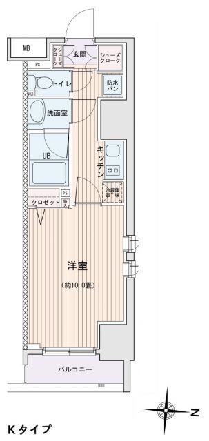 エスティメゾン錦糸町IIの間取り