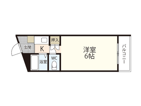 広島市東区中山南のマンションの間取り