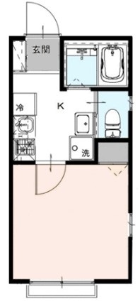 千葉市花見川区幕張本郷のアパートの間取り