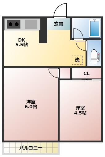 ファーストライフIIの間取り