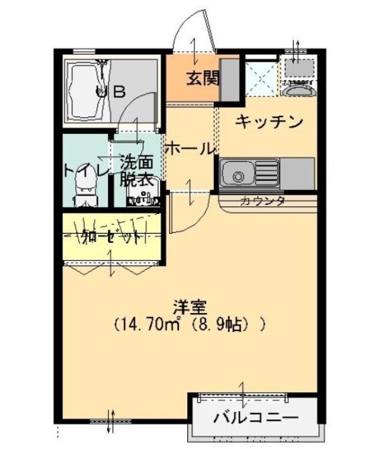 フォレストＭ’ｓの間取り