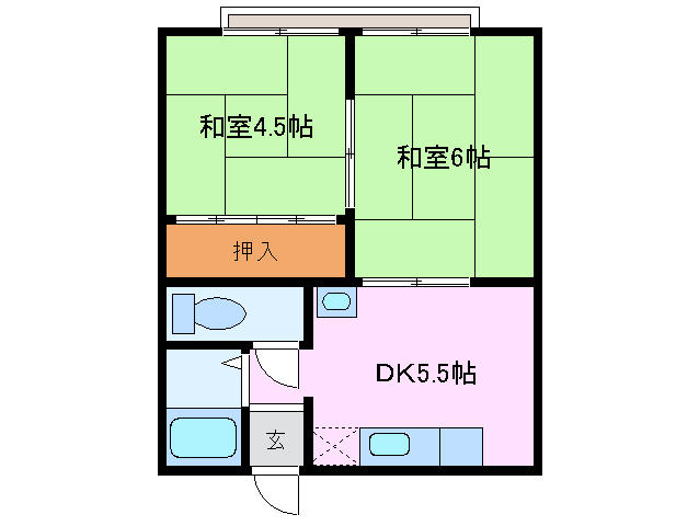 ＮＳプレイスの間取り