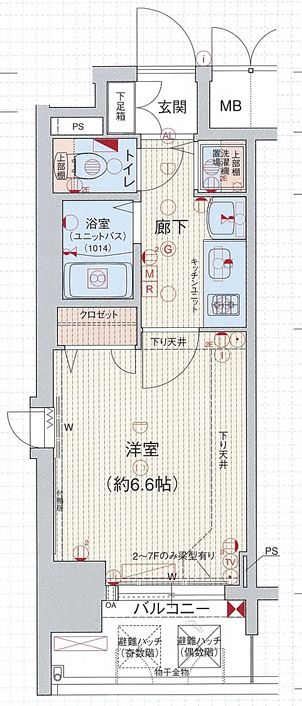 プレサンス大須観音駅前サクシードの間取り