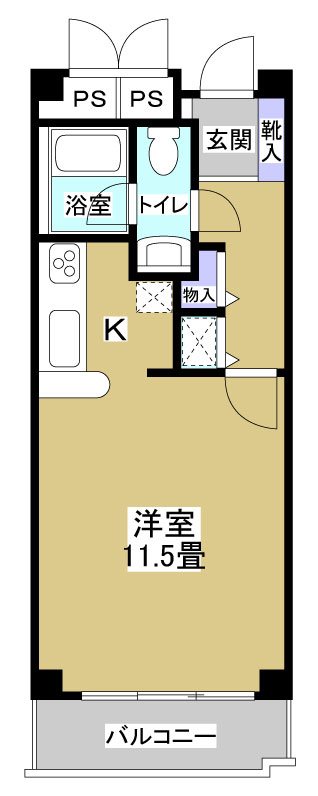 【佐鳴湖パークタウンサウス（南館）の間取り】