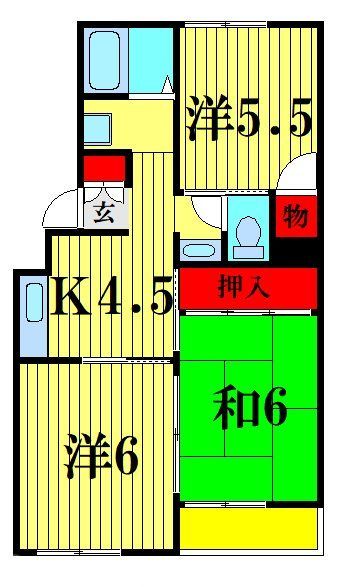 ライトタウン市川の間取り